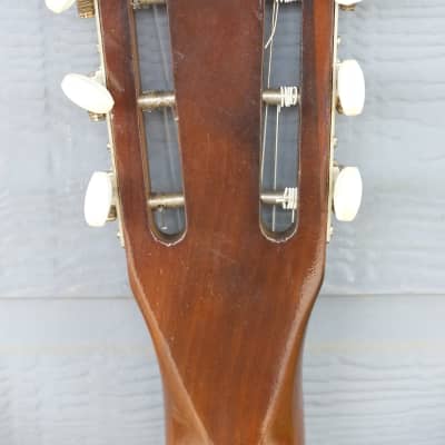 Kay/Harmony Spruce Top Nylon String Guitar Made in USA 60's image 6