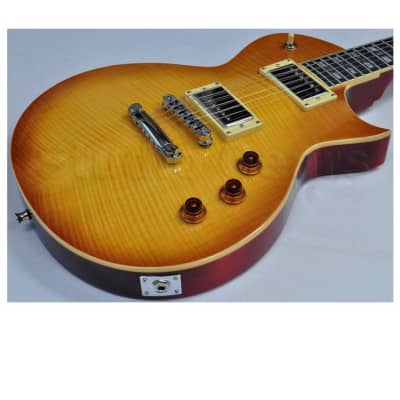 ESP LTD Alex Skolnick AS-1 FM Lemon Burst Signature Electric Guitar image 3