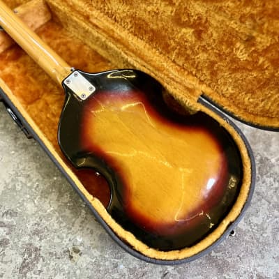 Vox V-250 Violin Bass 1960’s - Sunburst original vintage Italy viola image 10