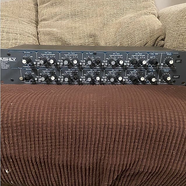 Ashly PQX 572 7 Band Stereo Parametric Equalizer Reverb