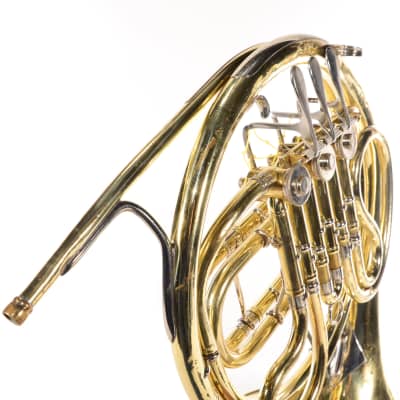 King H.N. White 1955 Single French Horn Outfit USED image 5