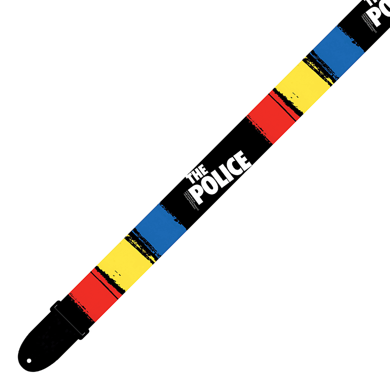 PERRI's The Police band polyester GUITAR strap NEW - 2" wide image 1