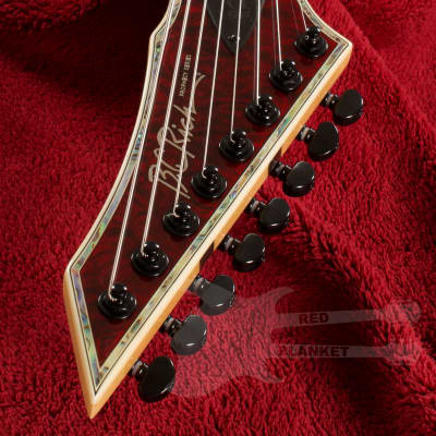 B.C. Rich Shredzilla 8 Prophecy Archtop Fanned Frets Left Handed Black Cherry SZA824FFBCLH 2020 image 5