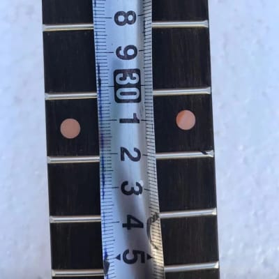 24 Frets Guitar Neck with Rosewood Fingerboard with Black Headstock image 4
