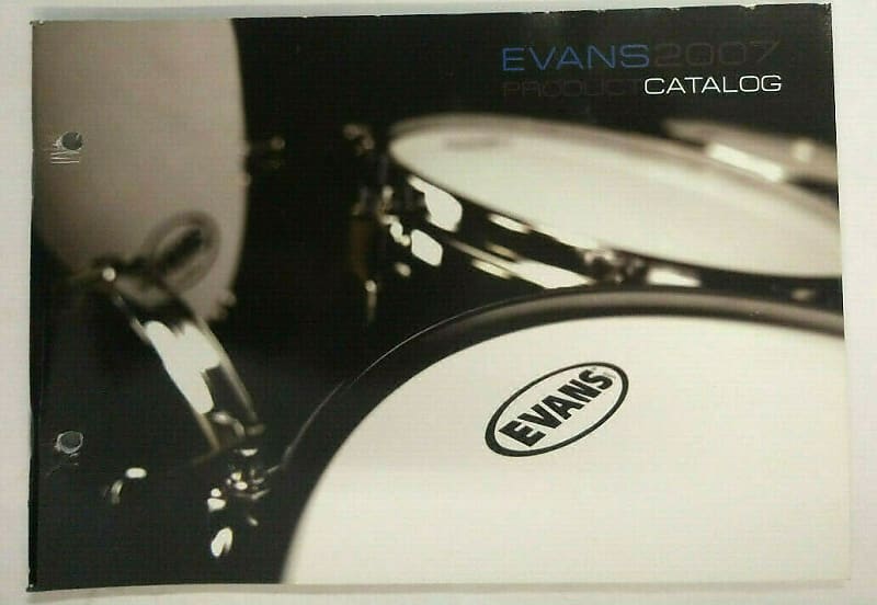 EVANS Product Catalog 2007, interssante Reverb