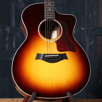Taylor 214ce-SB-DLX Sunburst Deluxe Grand Auditorium Acoustic Electric Guitar image 1