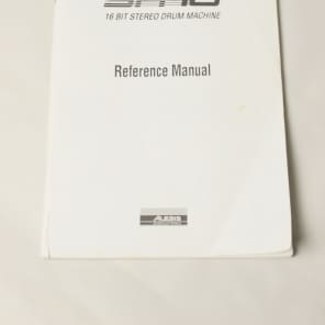 Alesis SR-16 Drum Machine Manual  1993 + Manual Only! image 4