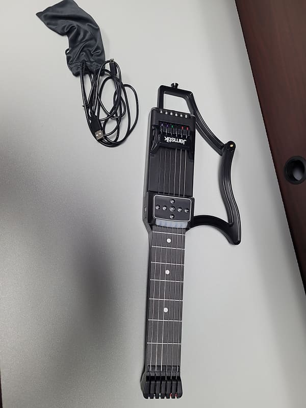 Jamstik GT Guitar 2020 - Black Midi 7 Fret Guitar w/Free App