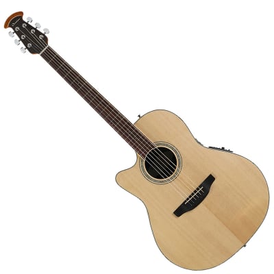 Ovation CS24L-4 Left Handed Celebrity Standard LH Mid Depth Acoustic Electric Guitar Natural image 1