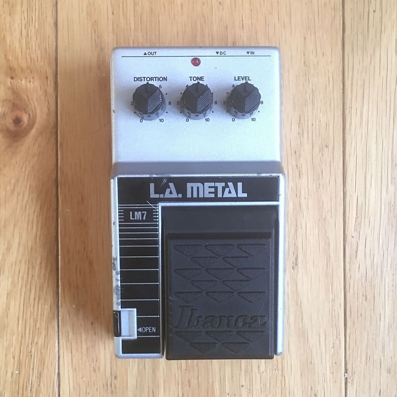 Ibanez  LM7 L.A. METAL Distortion Guitar effect pedal USED image 1