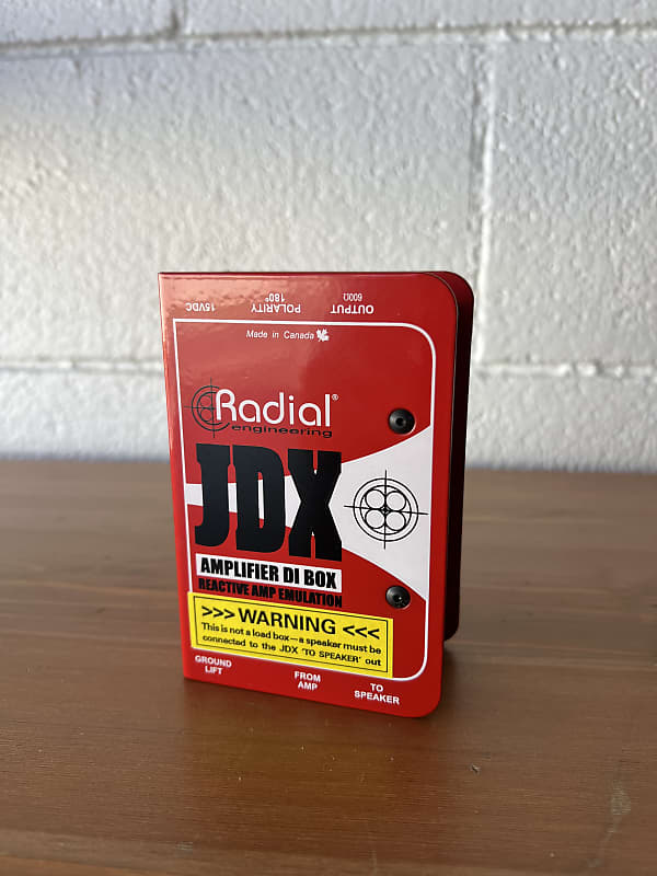 Radial JDX Reactor Amplifier Direct Box 2010s - Red image 1