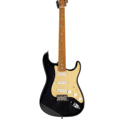 Fender American Custom Strat NOS, Maple Neck - Ebony Transparent image 3