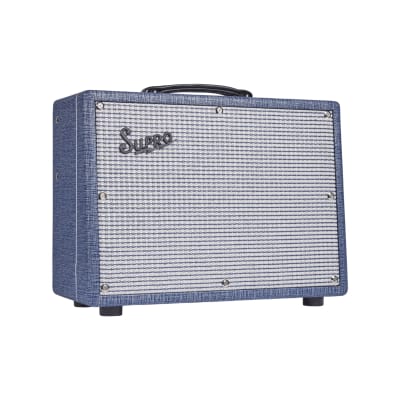 Supro 1970RK Keeley Custom 25-Watt 1x10" Guitar Combo - Blue Rhino image 3