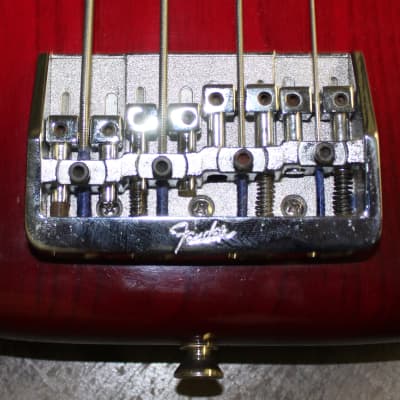 Fender Precision Elite Fret-less 1983 Rosewood Fret-board Red Sunburst Faded image 15