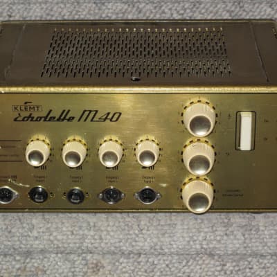 1960's Klemt Echolette M40 - German Tube Amp: Serviced, Excellent! Vintage Telefunken Tubes image 1