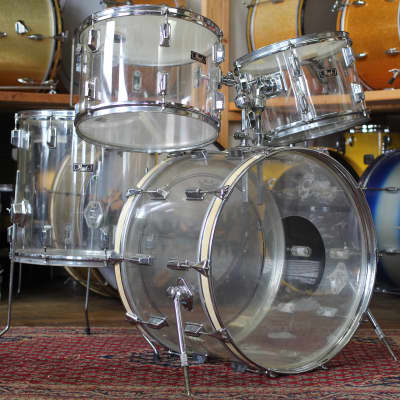 1970's Pearl Crystal Beat in Clear Acrylic 14x22 16x16 10x14 9x13 image 2
