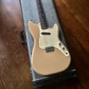 Fender Musicmaster 1959 Pre-CBS Original Desert Sand w/ Brazilian Slab Board, Figured Neck, OHSC
