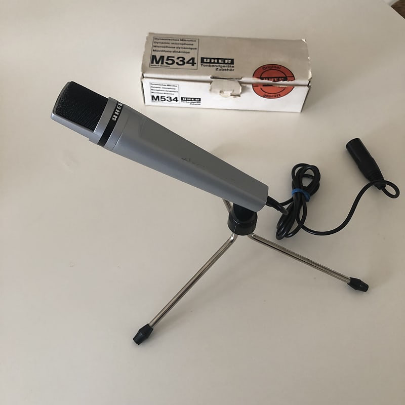 Vintage Uher M534 Dynamic Microphone - 1970s, Made in