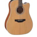 Takamine GD20CE NS G20 Series Dreadnought Cutaway Acoustic Electric Guitar, Natural Satin