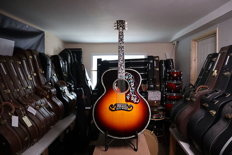 Gibson Custom SJ200 Art Gallery 2017 - Sunburst | Reverb