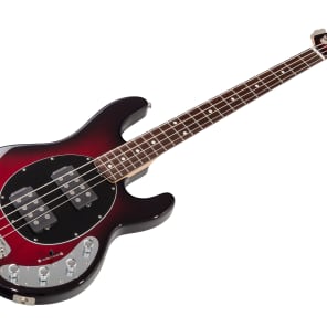 ミュージック R Music Man StingRay HH 4-String Bass Black Cherry Burst Maple