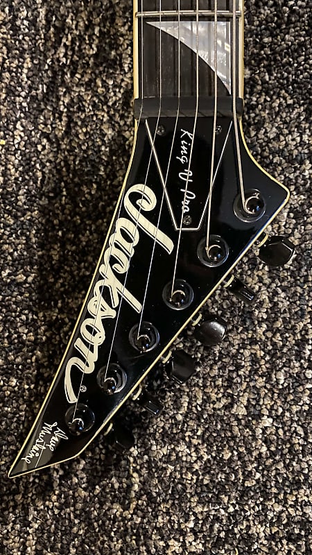 Jackson King V Pro Dave Mustaine Signature 1987 Silver | Reverb