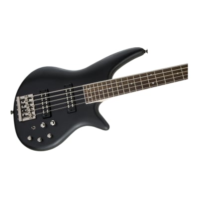 Jackson JS Series Spectra Bass JS3V 5-String, Laurel Fingerboard, Maple Neck, and Active Three-Band EQ Electric Guitar (Right-Handed, Satin Black) image 8