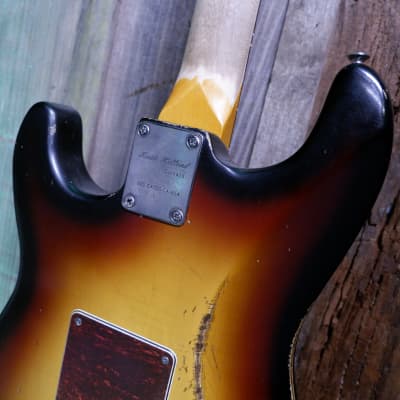 Keith Holland Custom S-ANS #1327 - Nitro 3-Tone Sunburst image 17