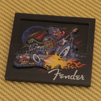 910-0311-000 Fender Guitar Stratocaster Rockabilly Roth Rat-Rod 3D Magnet image 1