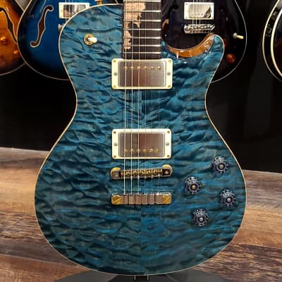 PRS Paul Reed Smith Private Stock #9600 Singlecut McCarty 594 Semi-Hollow Blue Crab Blue Lighthouse Exclusive image 22
