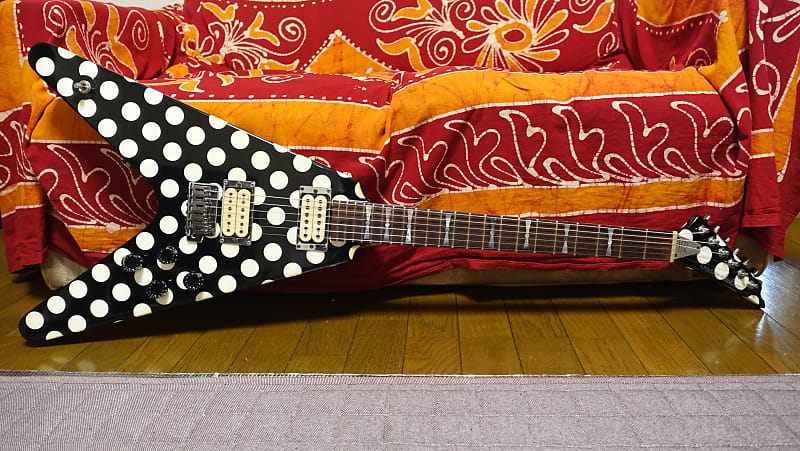 Ultra Rare!】 Grover Jackson USA The Polka Dot Vee Randy Rhoads Flying V |  Reverb