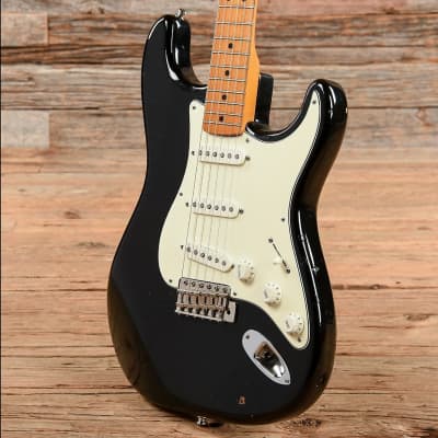 1982 Fender 1957 Stratocaster Fullerton Reissue Black AVRI image 4