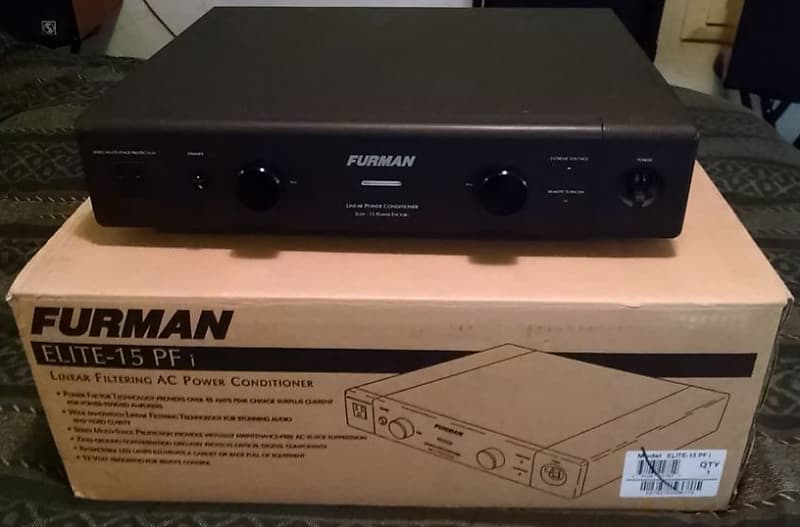 Furman Elite-15 PF i 13-Outlet Linear Filtering AC Power ELITE-15-PF I In Box! Elite-15-pfi  			