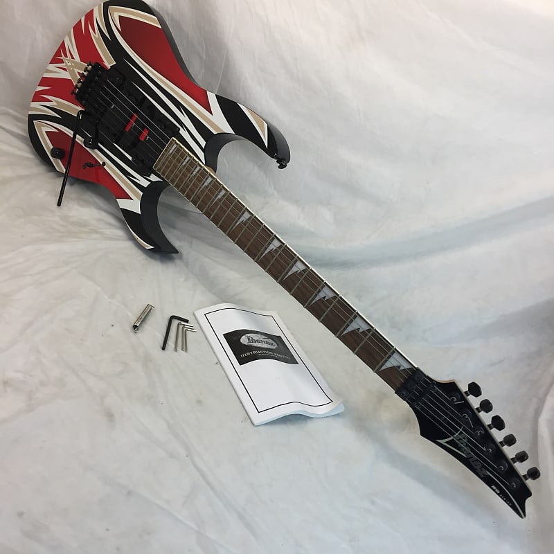 Ibanez Ibanez RG370DX Tribal Red/White/Black Graphic Electric Guitar w/  Wizard II Neck