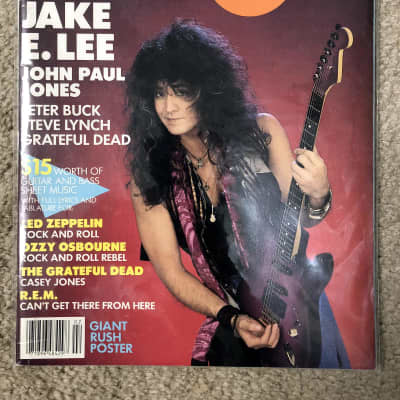 Guitar For The Practicing Musician February 1986 JAKE E LEE