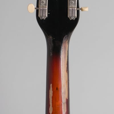 National  Model 1122 Cosmopolitan Solid Body Electric Guitar (1953), ser. #X-24048, original brown hard shell case. image 6