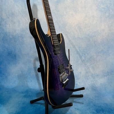 ESP E-II ST-2 2015 - Quilted Maple Reindeer Blue - purple image 13