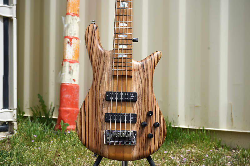 Spector EURO 5 RST Natural Zebrawood 5-String Bass w/ Bag