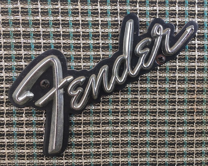 Fender 1966 Chrome LOGO Case Amp | Reverb