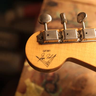 2006 Fender Masterbuilt 1964 NOS Greg Fessler Stratocaster Strat Sunburst MBS image 17