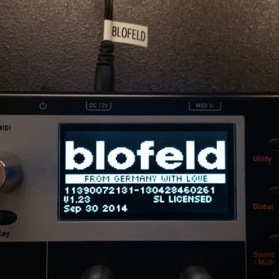 LED Display Upgrade - Waldorf Blofeld / Pulse ll Custom (white on black) image 2
