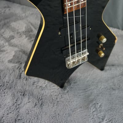 Burny XB-95H - Black Bass Guitar for sale
