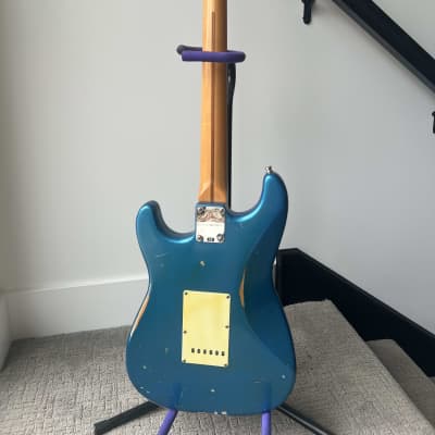 Fender American Vintage '57 Stratocaster 1990s - Relic Blue image 2