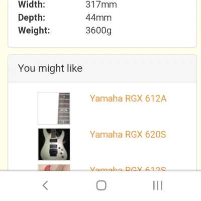 Yamaha RGX 612S Super Strat 1988-94 Pearl White image 12