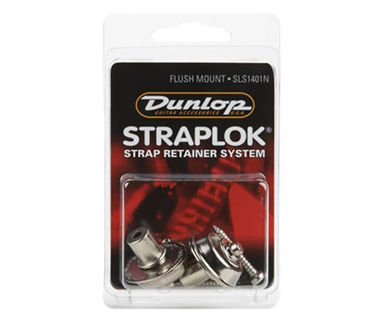 Dunlop SLS1401N Flush Mount Straplok System Nickel Reverb