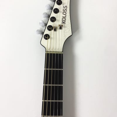 KOLOSS GT-6 Aluminum body Carbon fiber neck electric guitar White|GT-6 White| image 2