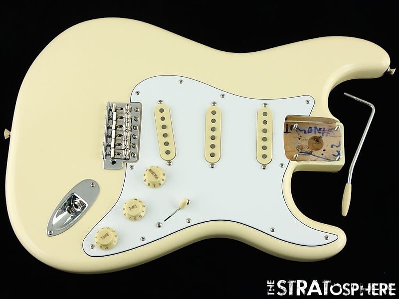 Fender Jimi Hendrix Stratocaster LOADED BODY Strat US '65 Pickups Olympic  White.