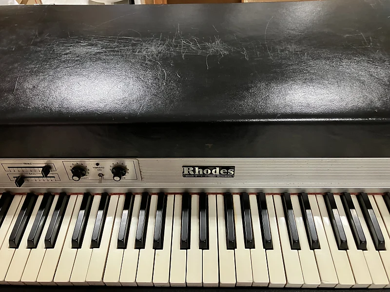 Rhodes MK1 Suitcase 73-Key Electric Piano 1978 - Black Rounded Top