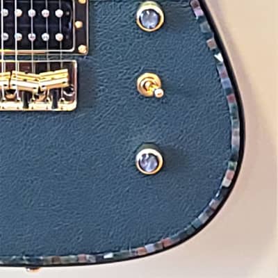 Custom Designed & Crafted Tele Style with Jasper Stones Serial #040 image 3