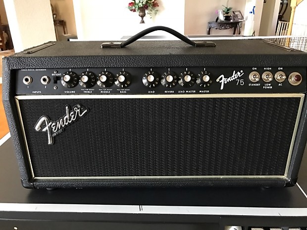 Fender shop 75 head